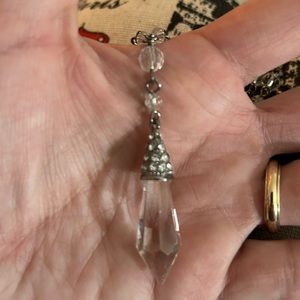 Genuine crystal beaded necklace